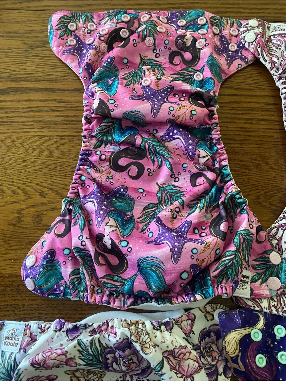 Mama Koala Mermaid Cloth Diaper Set